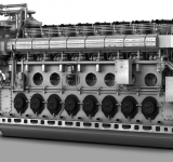 Основные неподвижные детали судового дизеля