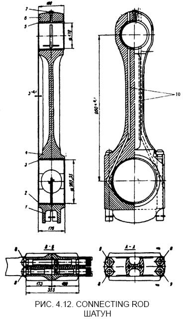 Шатун - Connecting rod	 