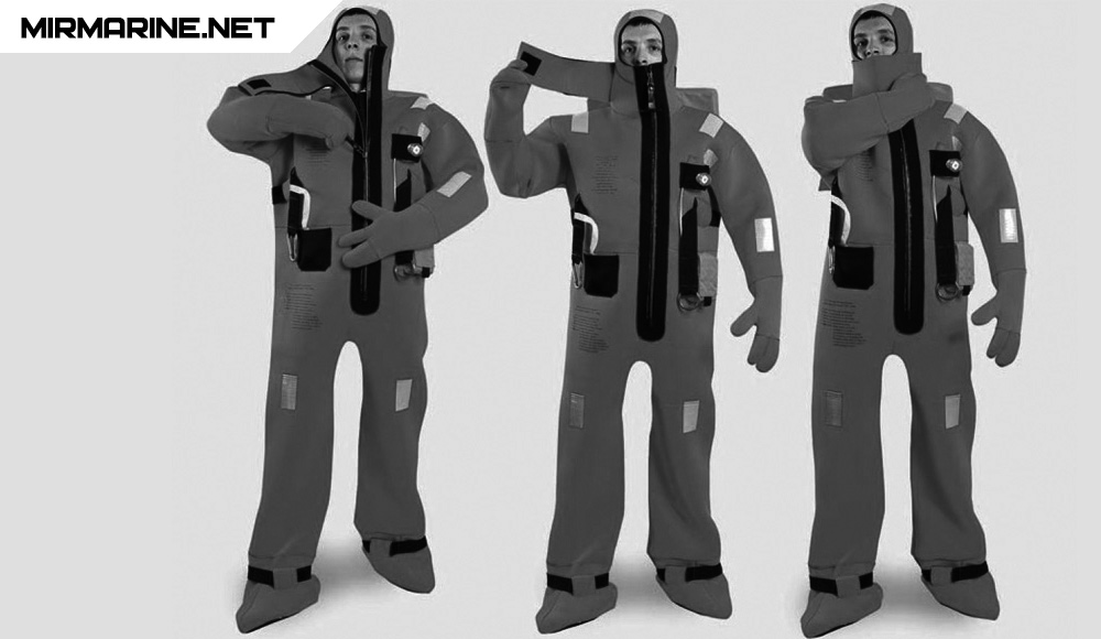 Использование индивидуальных спасательных средств