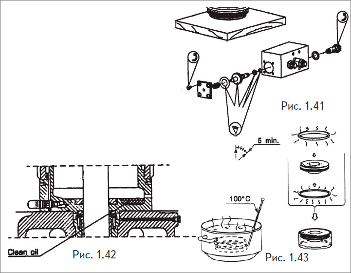 Снять пробку-фильтр с узла рабочего воздуха.