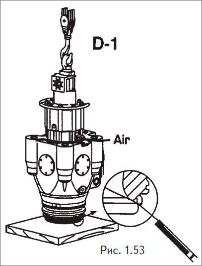Перед установкой клапана в крышку цилиндра заменить уплотнительное кольцо и смазать пушечным маслом.