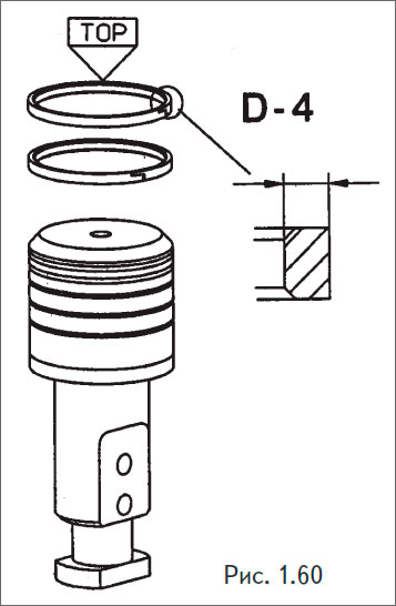 Снять кольца с масляного поршня гидроусилителя, замерять их на предмет износа, и если износ выше допустимых значений — кольца заменить.