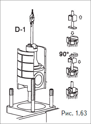 Подъемное устройство устанавливается следующим образом