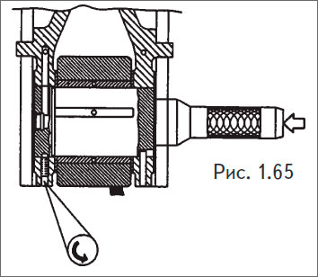 Отдать стопорные болты. Установить выколотку и выбить ось ролика из корпуса.