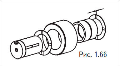 Снять ролик с подшипниковой втулкой и дистанционные кольца.