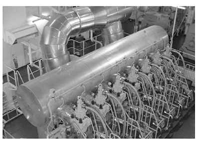 Длинноходовая модель судового дизеля тип МС фирмы MBD