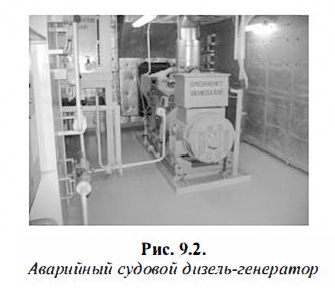 Аварийный судовой дизель-генератор