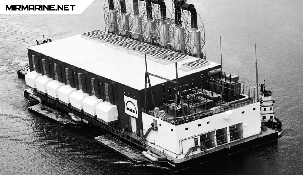 Плавучие дизельные электростанции. MAN Diesel & Turbo