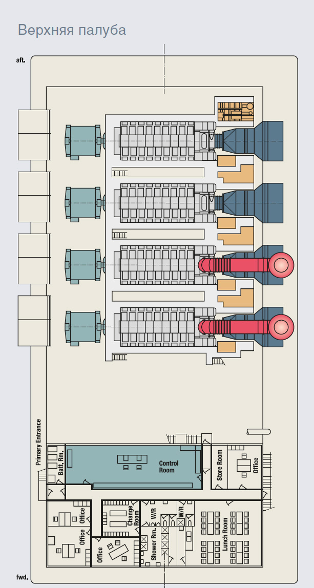 Плавучая дизельная электростанция мощностью 72 МВт