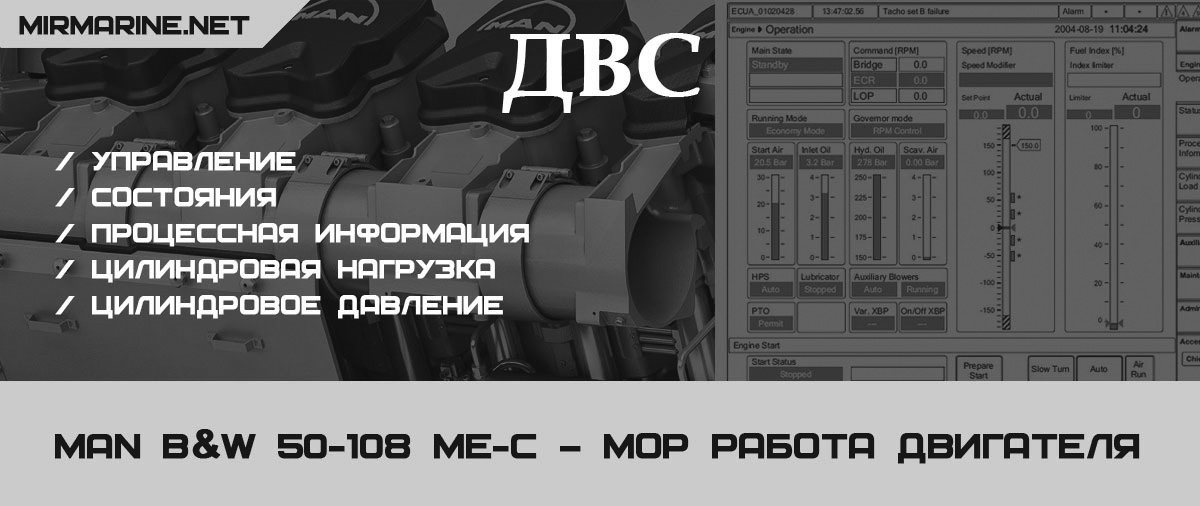 MAN B&W 50-108 ME-C – МОP Вспомогательные механизмы и обслуживание