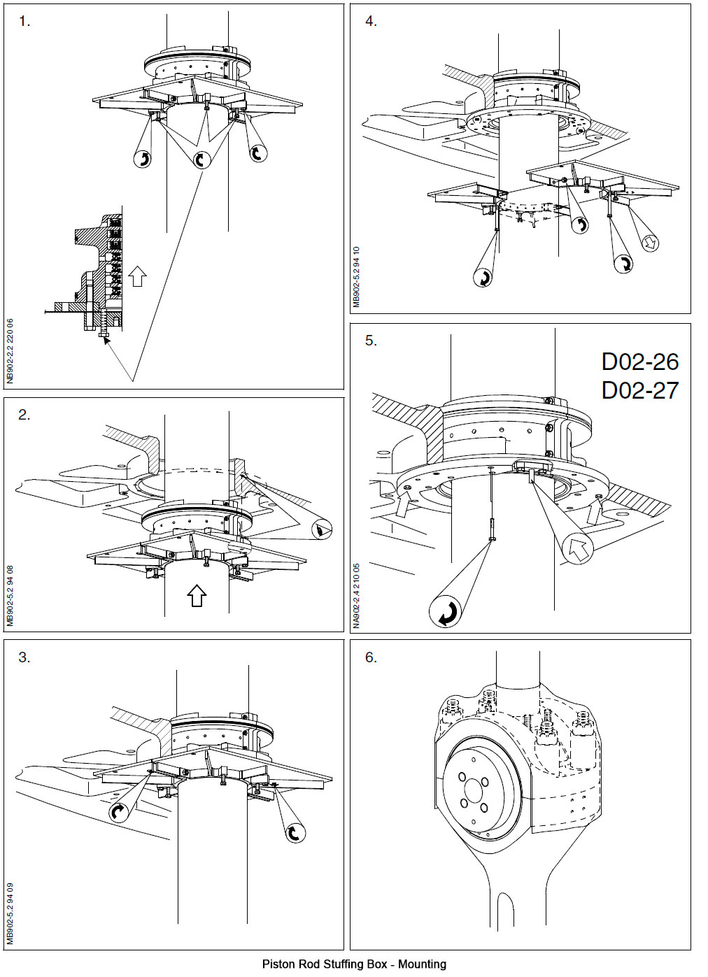 Piston Rod Stuffing Box - Mounting