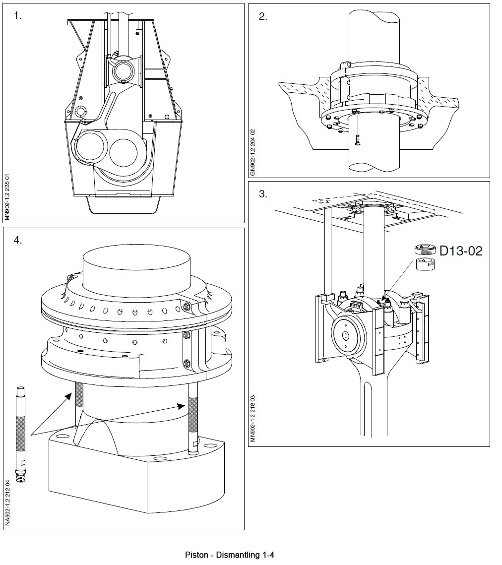 Piston - Dismantling