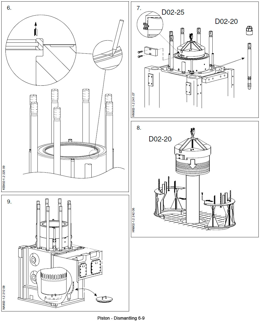 Piston - Dismantling