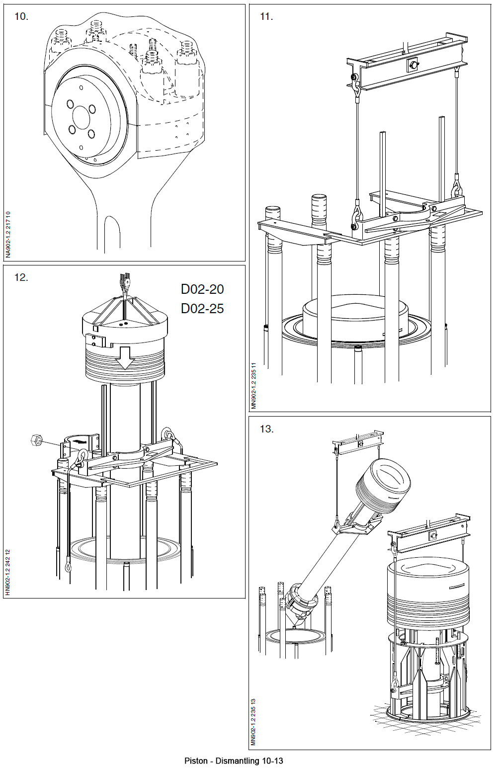 Piston - Dismantling