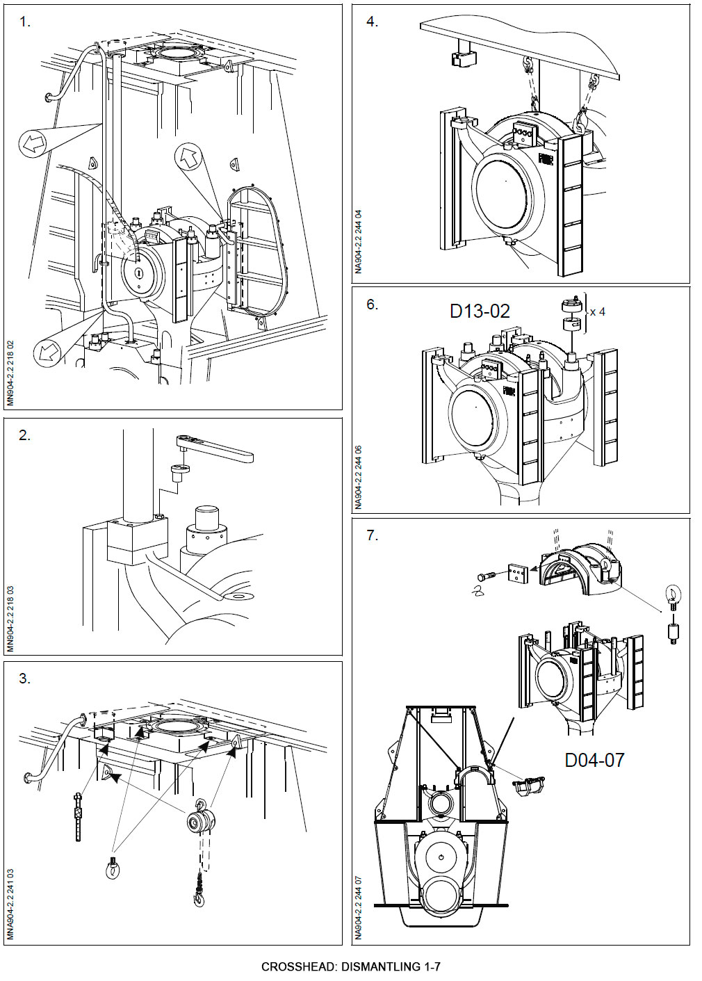 Crosshead: Dismantling