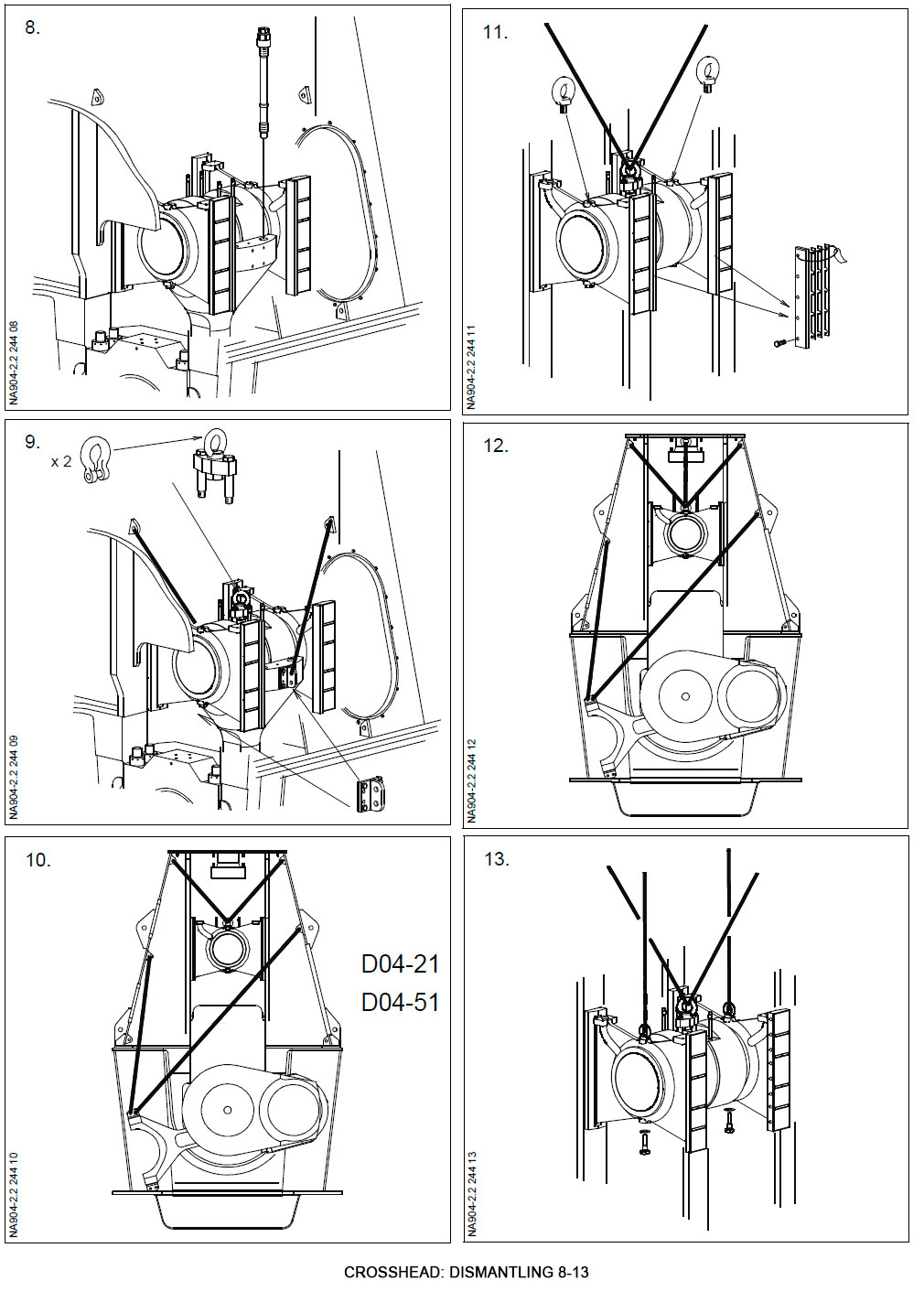 Crosshead: Dismantling