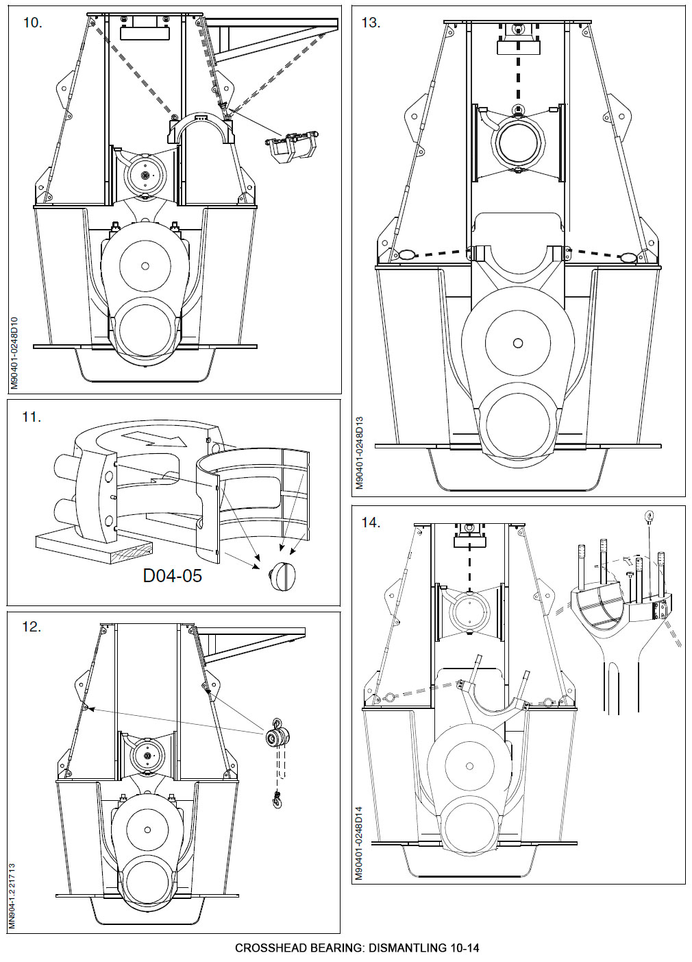 Crosshead Bearing: Dismantling