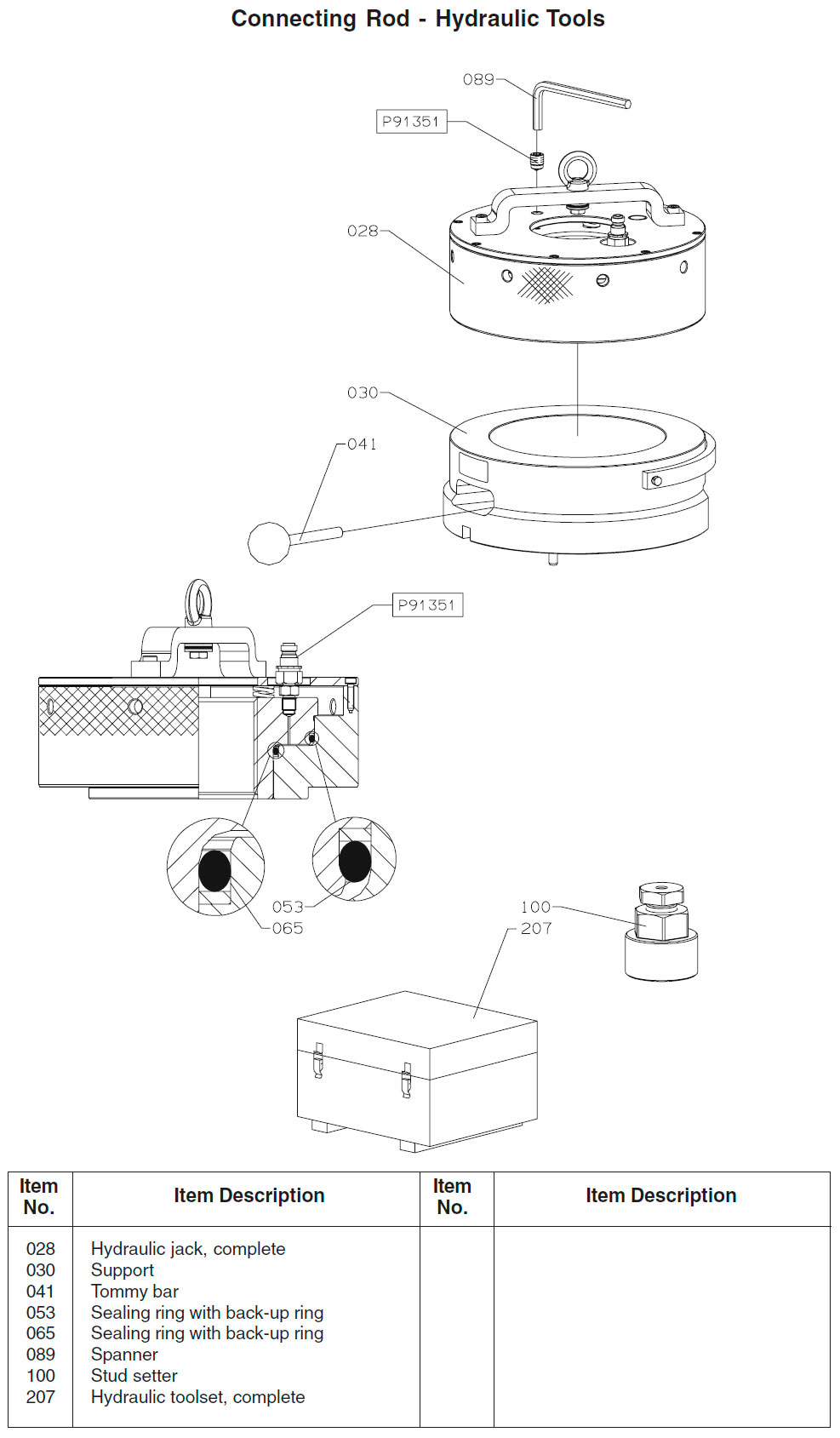 Connecting Rod - Hydraulic Tools