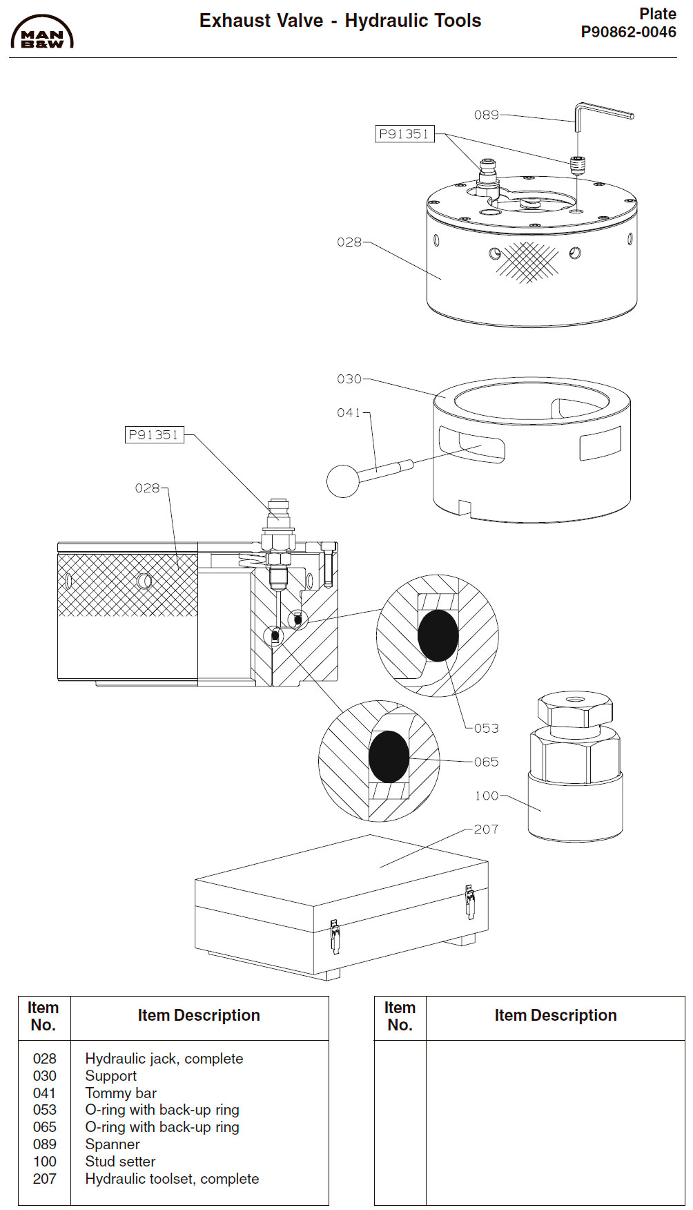 Exhaust Valve - Hydraulic Tools