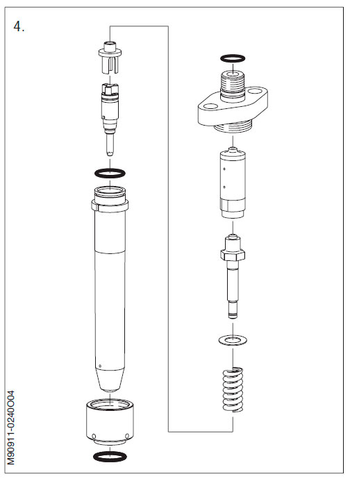 Сборка форсунки