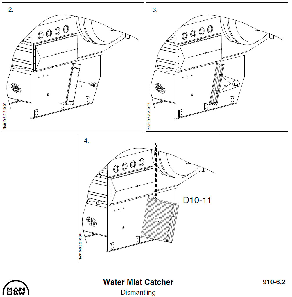 Water Mist Catcher - Dismantling
