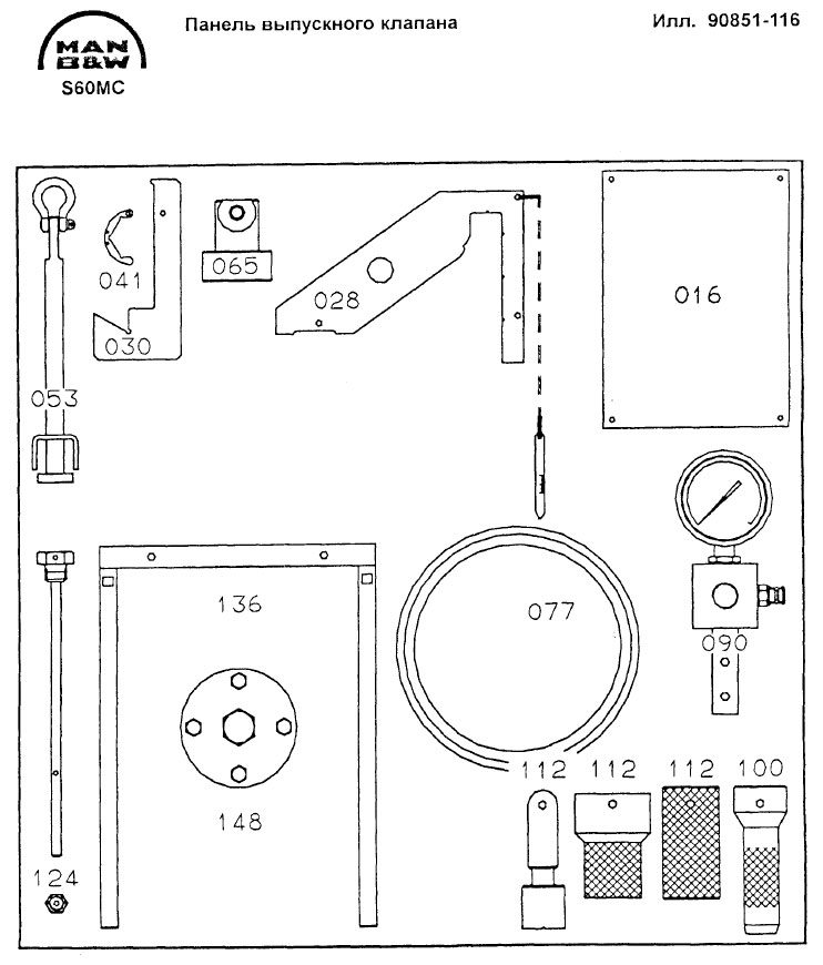 Панель выпускного клапана