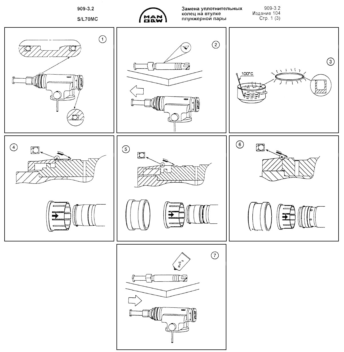 Замена уплотнительных колец на втулке плунжерной пары