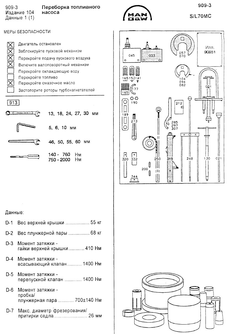 Переборка топливного насоса
