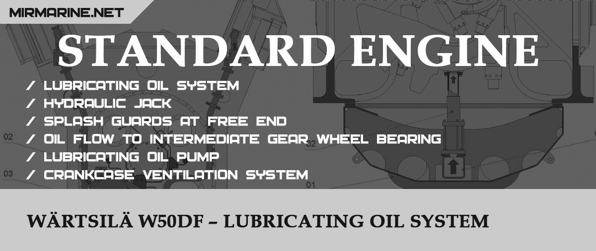 WÄRTSILÄ W50DF – Lubricating oil system