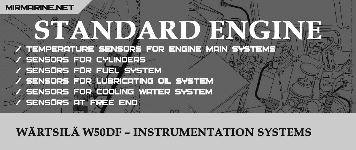 Wärtsilä W50DF – Instrumentation systems