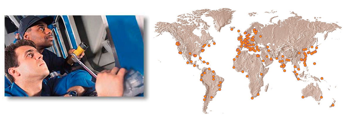 Global service support