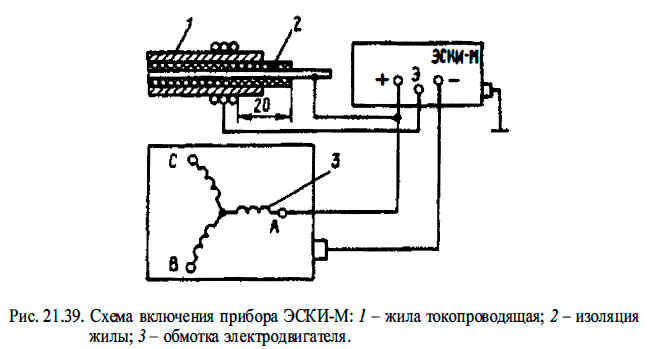 Схема включения прибора ЭСКИ-М