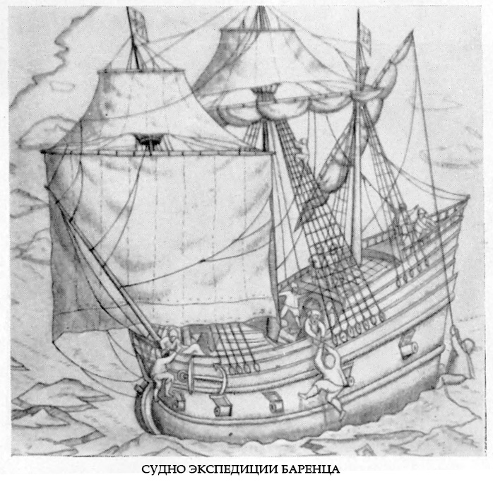 Судно экспедиции Баренца