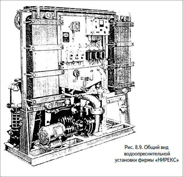 Общий вид
водоопреснительной установки фирмы «НИРЕКС»