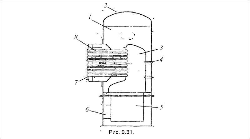 Вертикальный огнетрубный котел для применения на траулерах