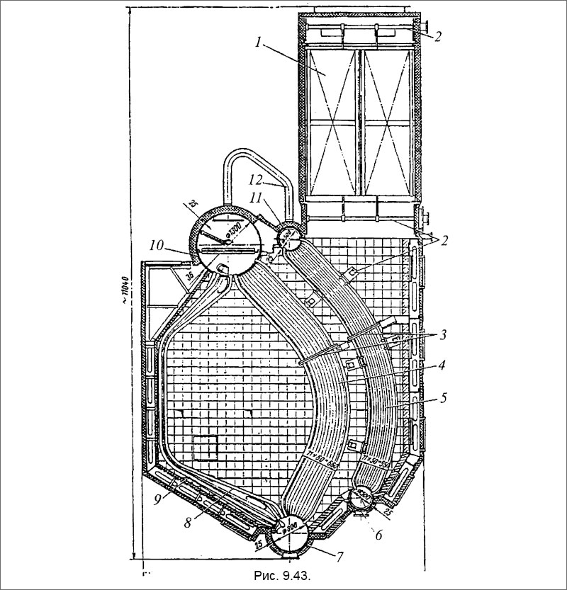 Вспомогательный водотрубный котел марки KBI-1