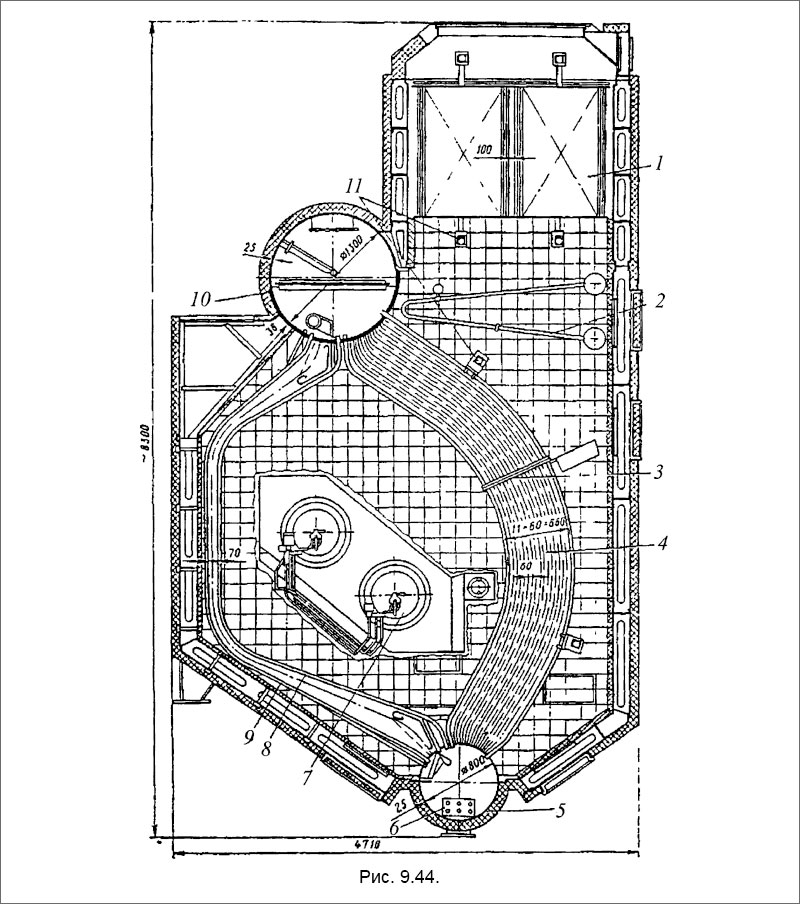 Вспомогательный водотрубный котел марки KBI-1