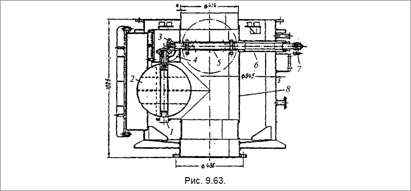 Приемная камера котла с двумя заслонками