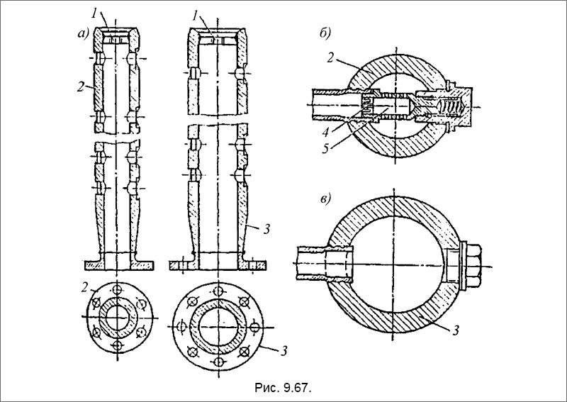 Устройство раздающего и собирающего коллекторов утилизационного котла «Ла-Монт»