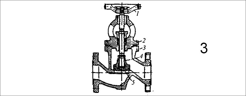 Невозвратно-запорный проходной клапан