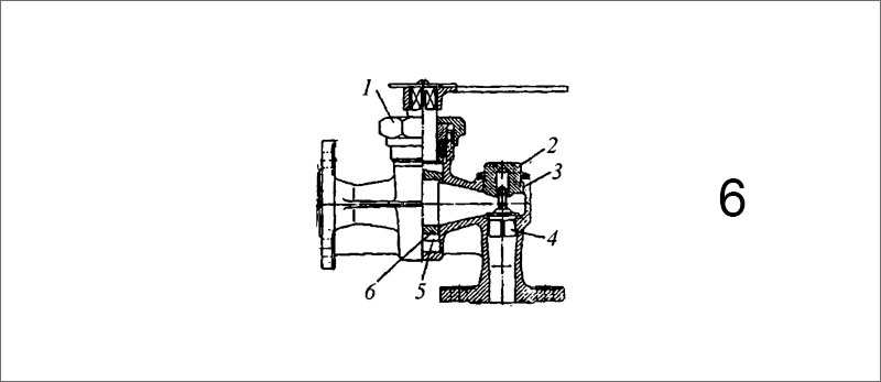 Питательная головка вспомогательного водогрейного котла