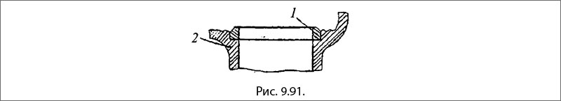 Гнездо с небольшим натягом запрессовывают в холодном состоянии