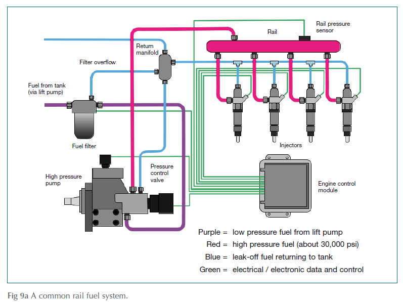 A common rail fuel system