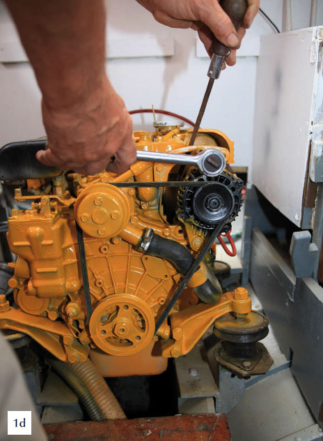 Checking or replacing drive belts