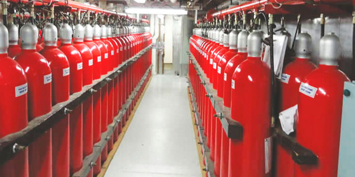 Fixed C02 Fire Fighting System
