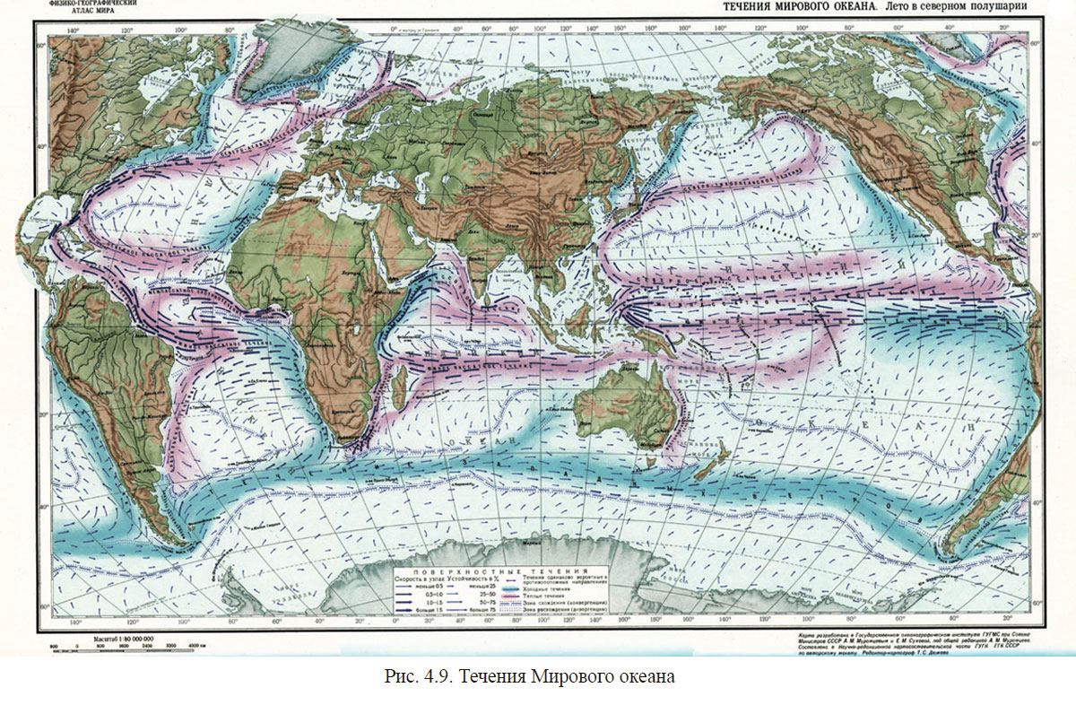 Течения Мирового океана