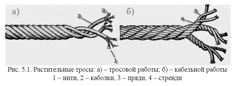 Растительные тросы