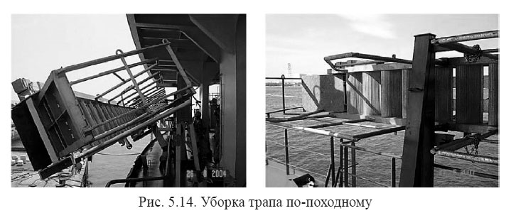 Уборка трапа по-походному