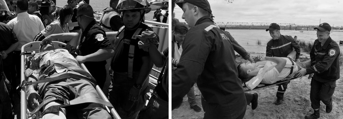 Транспортировка пострадавшего