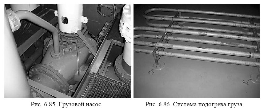 Грузовой насос - Система подогрева груза
